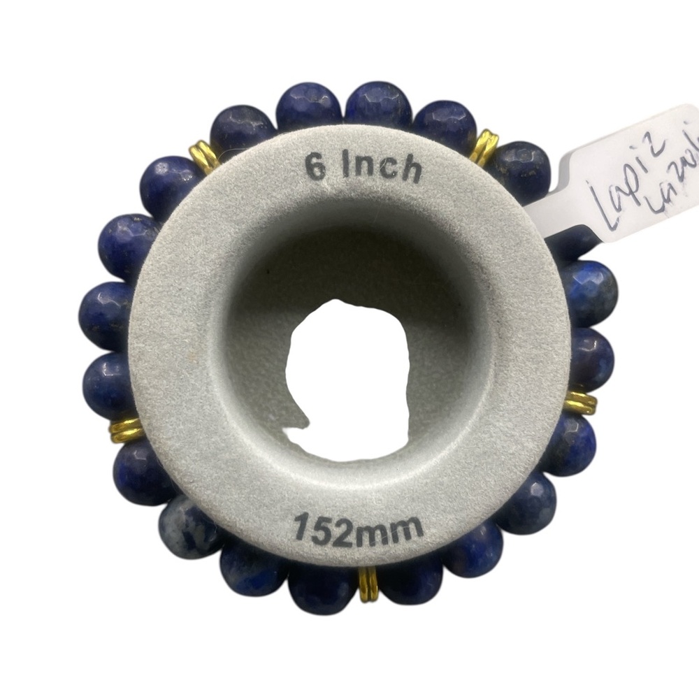 Lapis lazuli gemstone bracelet - Picture 4 of 5